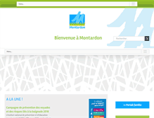 Tablet Screenshot of montardon.org